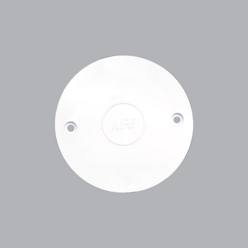 Round junction box cap