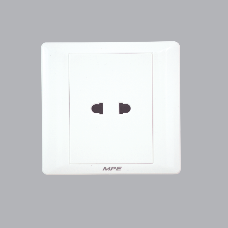 Single 2 Pin B2US Socket Face